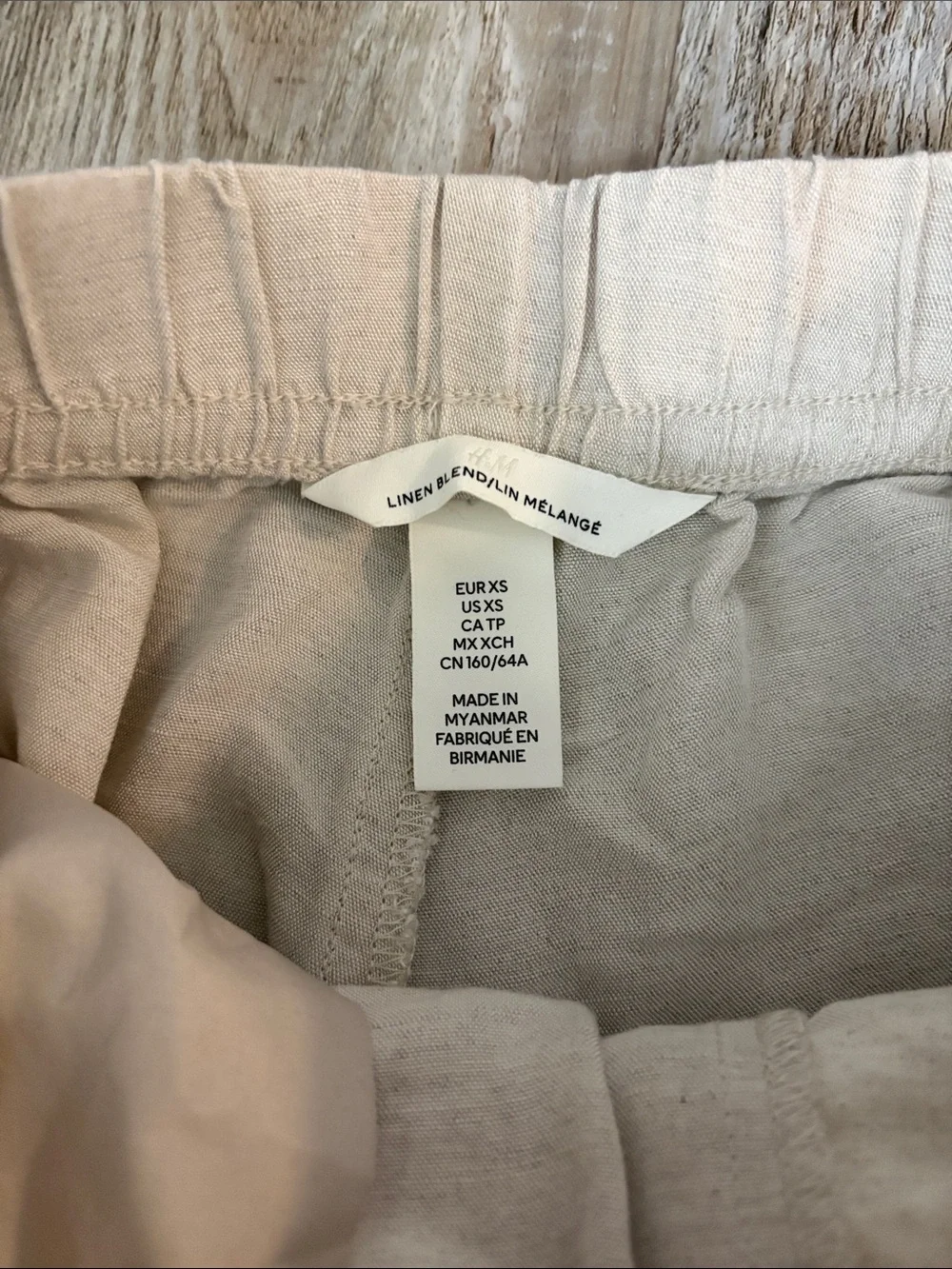 H&M linen pant